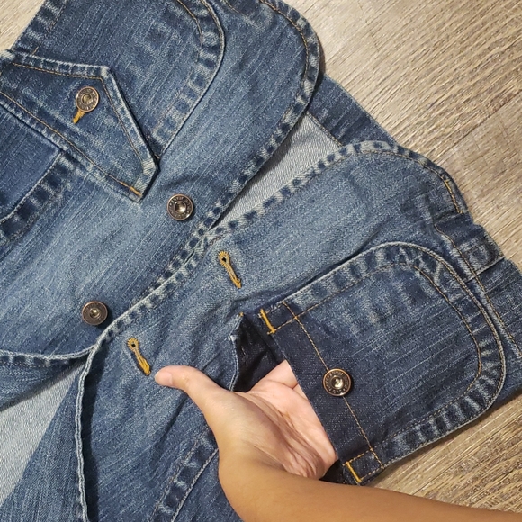 Girl blazer jean jacket - Picture 5 of 7